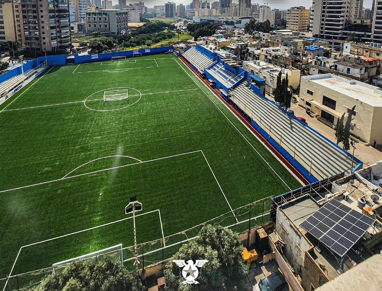 Al Safa Football Stadium aerial view